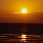 Walking through the light